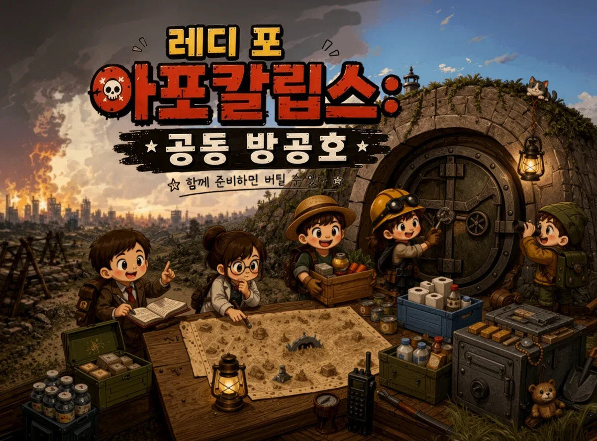 레디 포 아포칼립스: 공동 방공호 표지 이미지